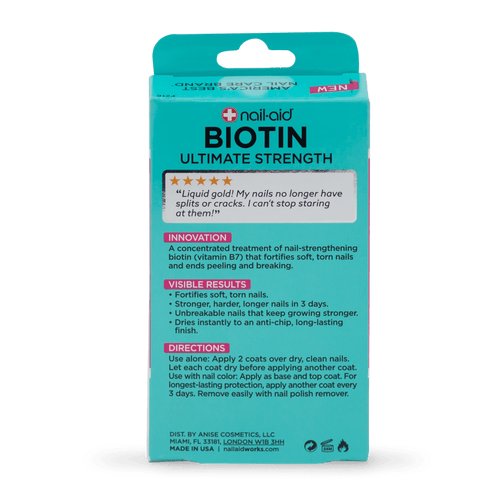 Nail - Aid Biotin Ultimate Strength Concentrated Viamin B7 EasyOptionXY LLC