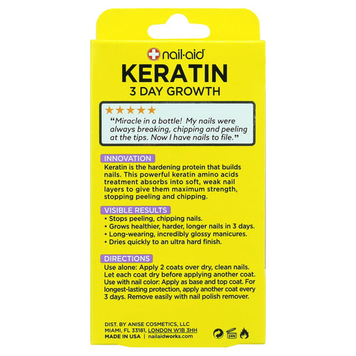 Nail-Aid 3 Day Growth Keratin Amino Acids Formula EasyOptionXY LLC