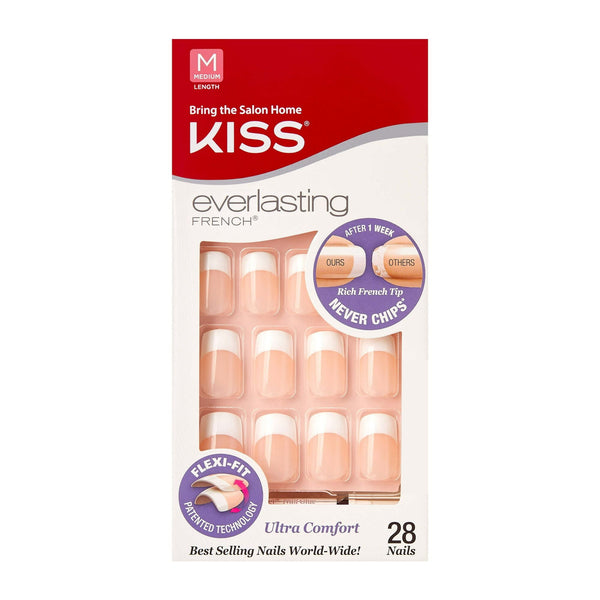 KISS Everlasting French Nail Kit Infinite Medium EasyOptionXY LLC
