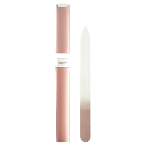 Equate Beauty Crystal Glass Fingernail File with Protective Case EasyOptionXY LLC