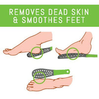 Shappy The Holy File Coarse Grit Foot Rasp Scrubber All sided use wet or dry Even between you toes. EasyOptionXY LLC