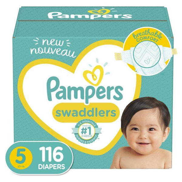 Pampers Swaddlers Diapers, Size 5, 116 Count EasyOptionXY LLC