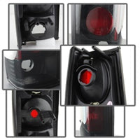 Spyder Nissan Hardbody 86-97 Euro Style Tail Lights Black Smoke ALT-YD-NH86-BSM OffRoadUSA.com
