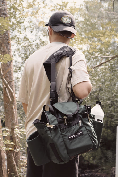 Revolution Mini Deluxe V3 Disc Golf Bag - Golden Dream Gotta Go Gotta Throw