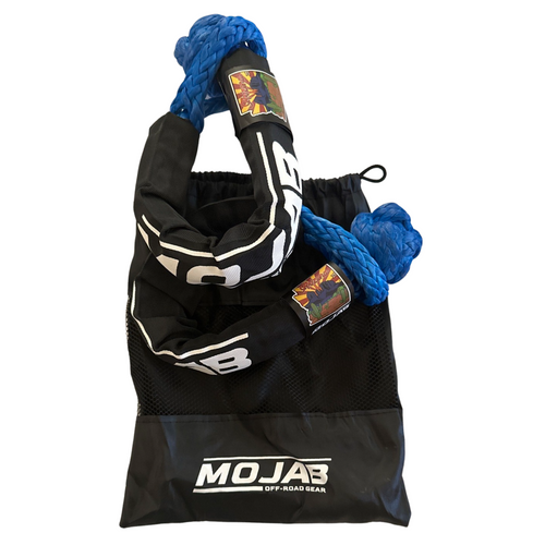Soft Shackle 1/2'' x 22'' with sleeve and bag (Set of 2 Shackles) (Lifetime Warranty) MOJAB OFFROAD