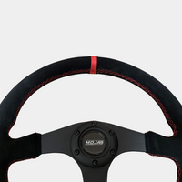 13.5'' MOJAB Flat Steering Wheel Leather/Suede MOJAB OFFROAD