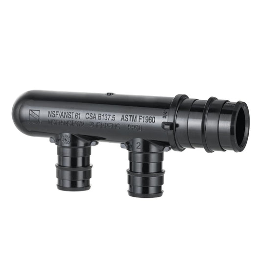 PEX A Expansion 3/4" x 1/2" Closed Manifold (2 Port)