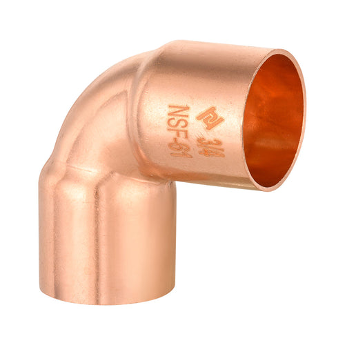 Pro 25 Pack 3/4" 90º Short Radius Copper Elbow