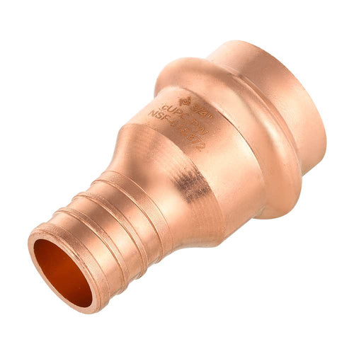 3/4" Press Copper x 3/4" PEX Crimp Adapter (Lead Free) Plumbingsell