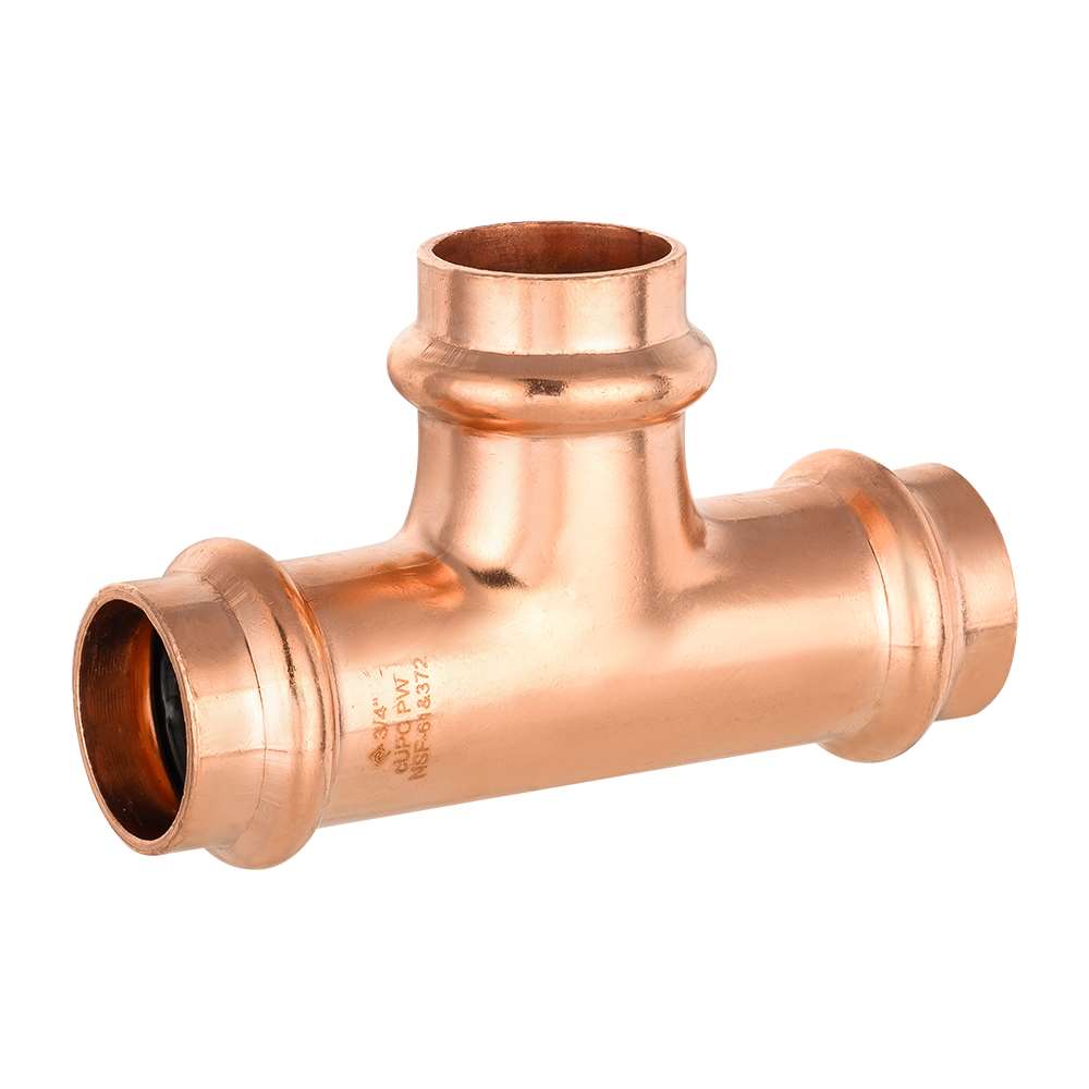 30 Pcs 3/4" Press Copper Tee (Lead Free)