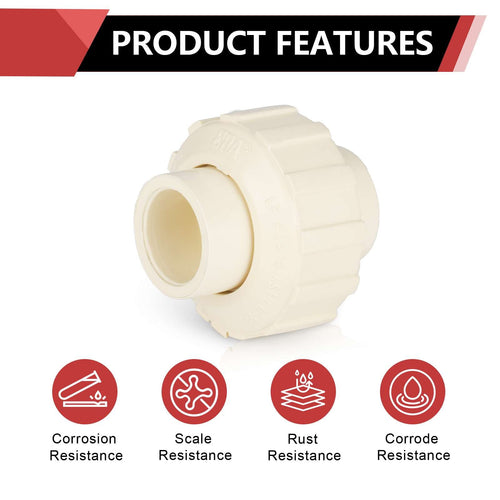 1/2" CTS CPVC Union (Socket with EPDM O-ring Seal)