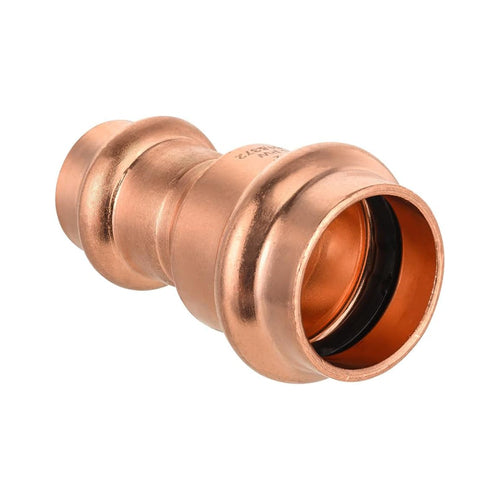1" x 3/4" Copper Press x Press Coupling NO Stop (Lead Free) Plumbingsell