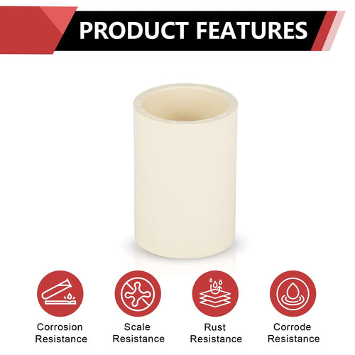 1" CPVC CTS Coupling (Socket)