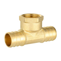 PEX-B Crimp Female Tee 3/4" PEX x 3/4" PEX x 1/2" FIP (Lead Free) Plumbingsell