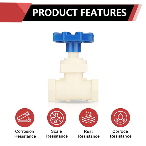 1/2" CTS X 1/2" CTS CPVC Stop Valve