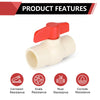 1-1/2" CPVC Ball Valve (Solvent)