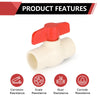 1-1/4" CPVC Ball Valve (Solvent)
