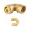 3/4" x 3/4" F Push Fit Femele Elbow Plumbingsell