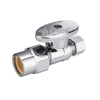 1/2" CPVC x 3/8" OD Compr. Straight Stop Valve, 1/4 Turn (Lead Free)