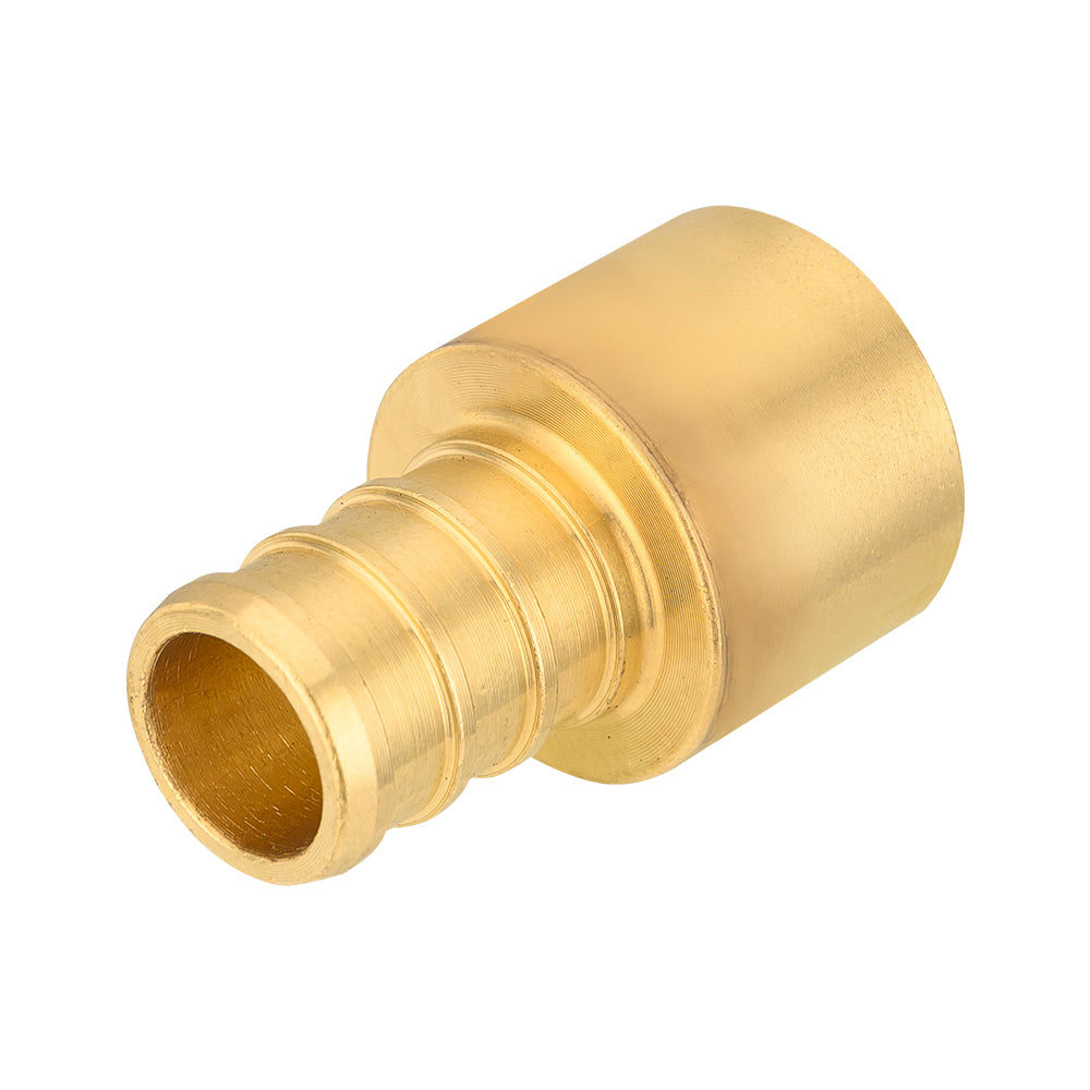 30 Pcs PEX-B Crimp 3/4" PEX x 3/4" Female Copper Sweat Sweat Coupling (Lead Free)