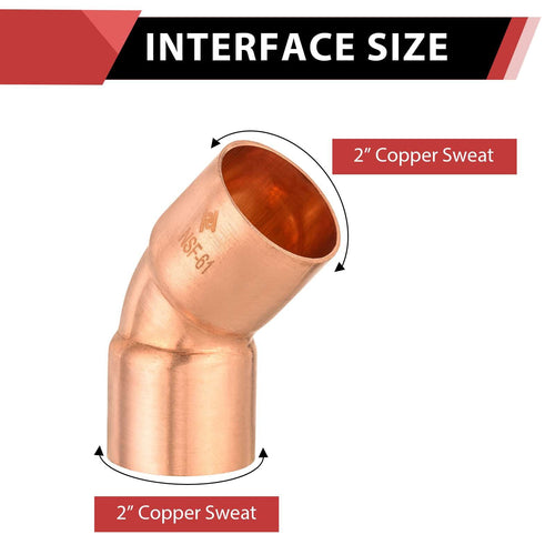 2" 45º Copper Elbow Plumbingsell
