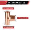 3/4" X 3/4" X 1" Copper Reducing Tee Plumbingsell