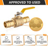 1" PEX Expansion Ball Valve, Yellow (Lead Free) Plumbingsell
