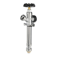 1/2" Push Fit x 3/4" Hose Bibb, 6" Anti Siphon Frost Free Sillcock
