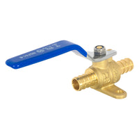 1/2" PEX Crimp Drop Ear Ball Valve, Blue (Lead Free) Plumbingsell