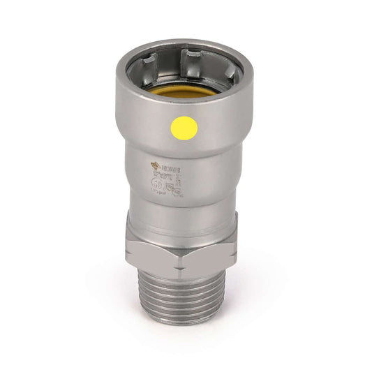 10 Pcs 1/2" Carbon Press x Male Adapter