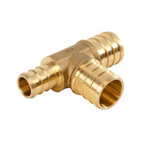 PEX-B Crimp 3/4" PEX x 1/2" PEX x 3/4" PEX Reducing Tee (Lead Free) Plumbingsell