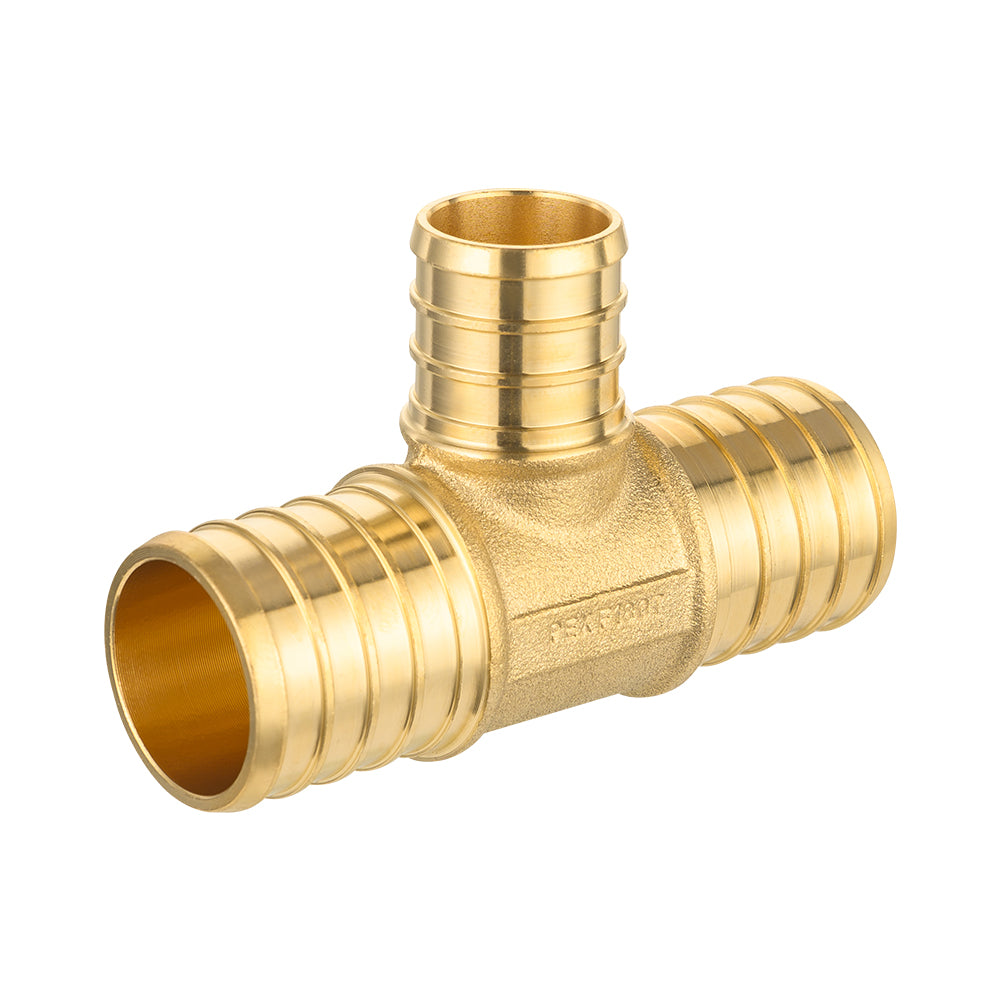 PEX-B Crimp 1" PEX x 1" PEX x 3/4" PEX Reducing Tee (Lead Free)