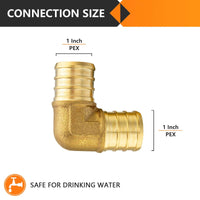 PEX-B Crimp Elbow 1" PEX x 1" PEX (Lead Free) Plumbingsell