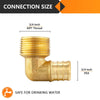 PEX-B Crimp 3/4" PEX x 3/4" Male Threaded Elbow (Lead Free) Plumbingsell