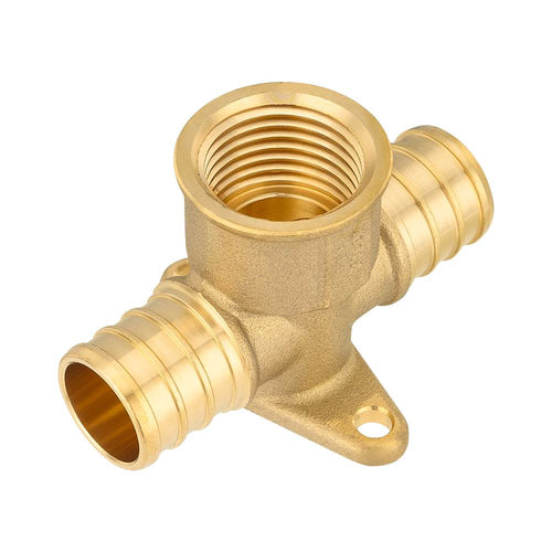 PEX-B Crimp 3/4" PEX x 3/4" PEX x 1/2" Drop Ear Tee (Lead Free) Plumbingsell