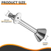 10 Pcs 1/2" Sweat x 3/8" OD Compr. Straight Stop Valve, w/5" Straight Extension, 1/4-Turn (Lead Free) Plumbingsell