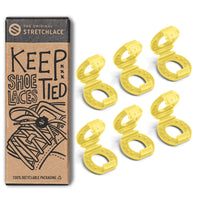 Yellow Knot Bow Clip Shoelace Accessory The Original Stretchlace