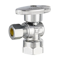 10 Pcs 1/2" FIP x 3/8" OD Compr. Angle Stop Valve, 1/4 Turn (Lead Free) Plumbingsell