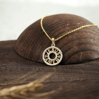 Jesus Amen Cross Pendant Necklace vanimy