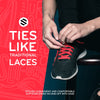 Red Flat Elastic Stretch Shoe Laces The Original Stretchlace
