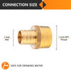 PEX-B Crimp 1" PEX x 1" NPT Male Threaded Adapter (Lead Free) Plumbingsell