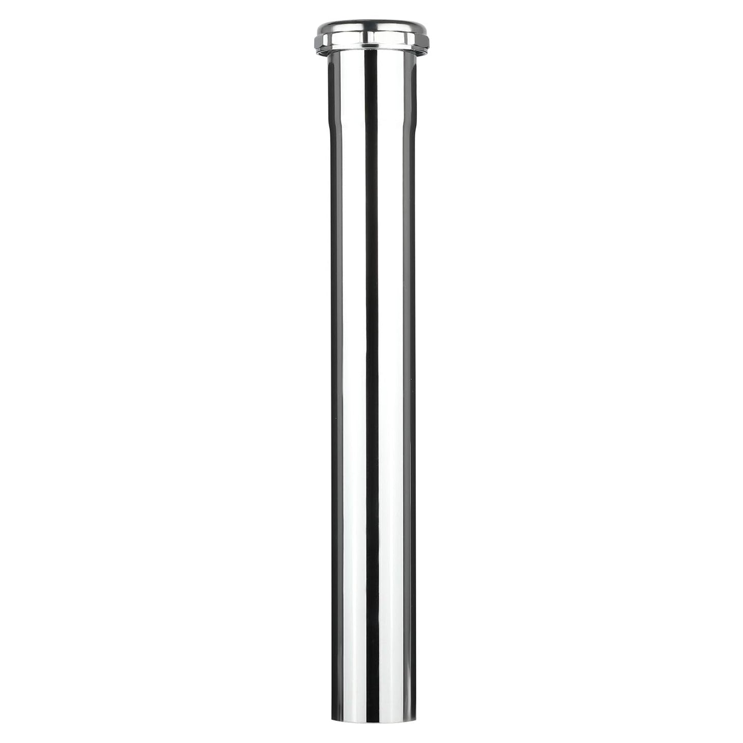 1-1/2" x 12" Slip-Joint Sink Drain Extension Tube, 20GA, Chrome Plated Brass