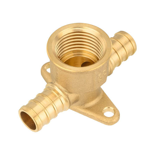 PEX-B Crimp 1/2" PEX x 1/2" PEX x 1/2" Drop Ear Tee (Lead Free) Plumbingsell