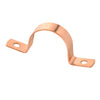 10 Pack 1" Copper Pipe Straps, Two Hole Plumbingsell