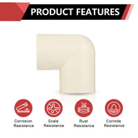 1/2" CPVC CTS 90° Elbow (Socket)