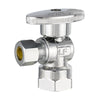 1/2" FIP x 3/8" OD Compr. Angle Stop Valve, 1/4 Turn (Lead Free)