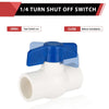 1" PVC Ball Valve, Solvent Weld, Sch. 40