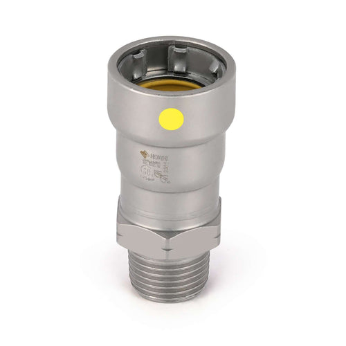 1" Carbon Press x Male Adapter