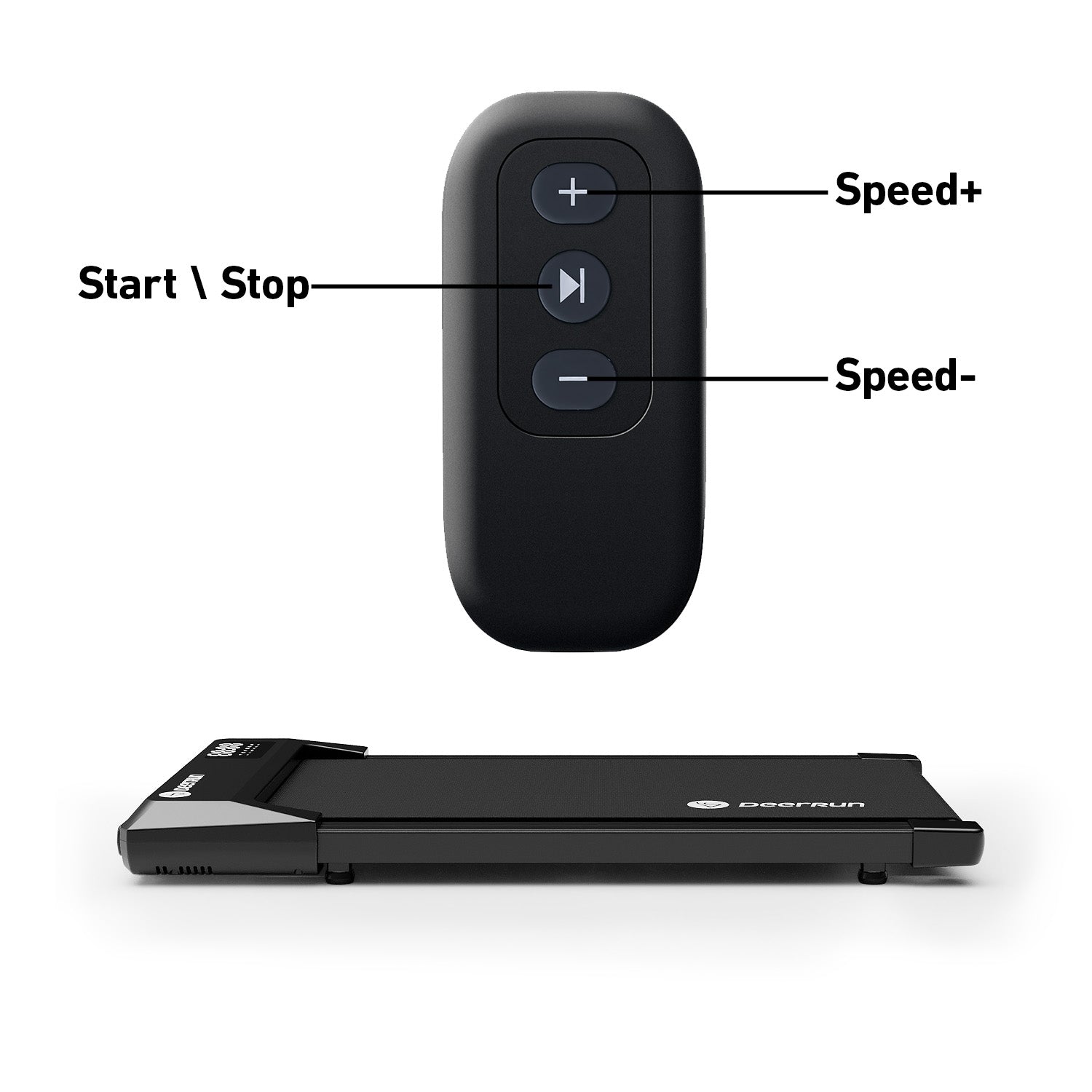 DeerRun® DeerRun Q1 Urban Mini Under-Desk Treadmill with Remote Control