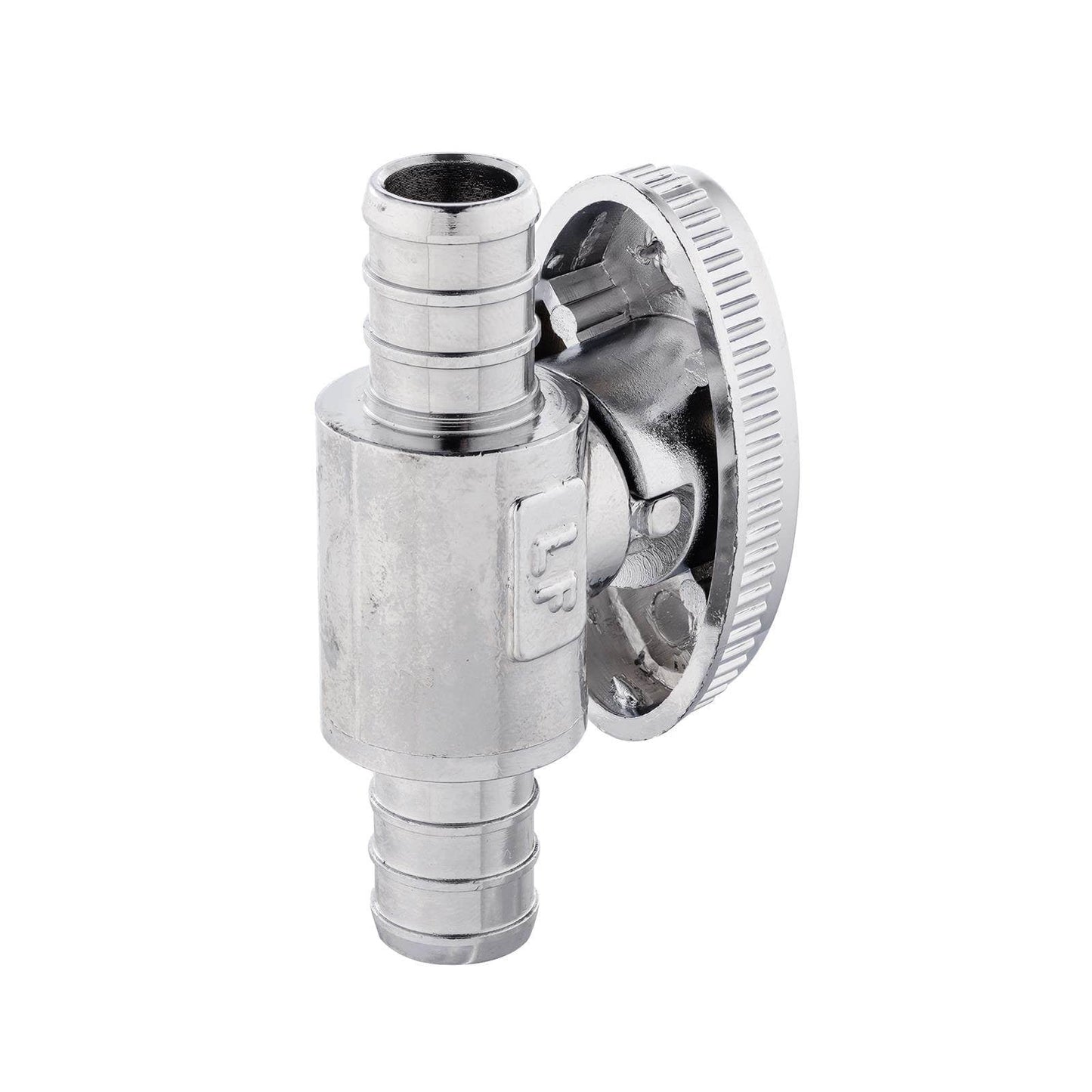10 Pcs 1/2" PEX Crimp x 1/2" PEX Crimp Straight Stop Valve, 1/4 Turn (Lead Free)